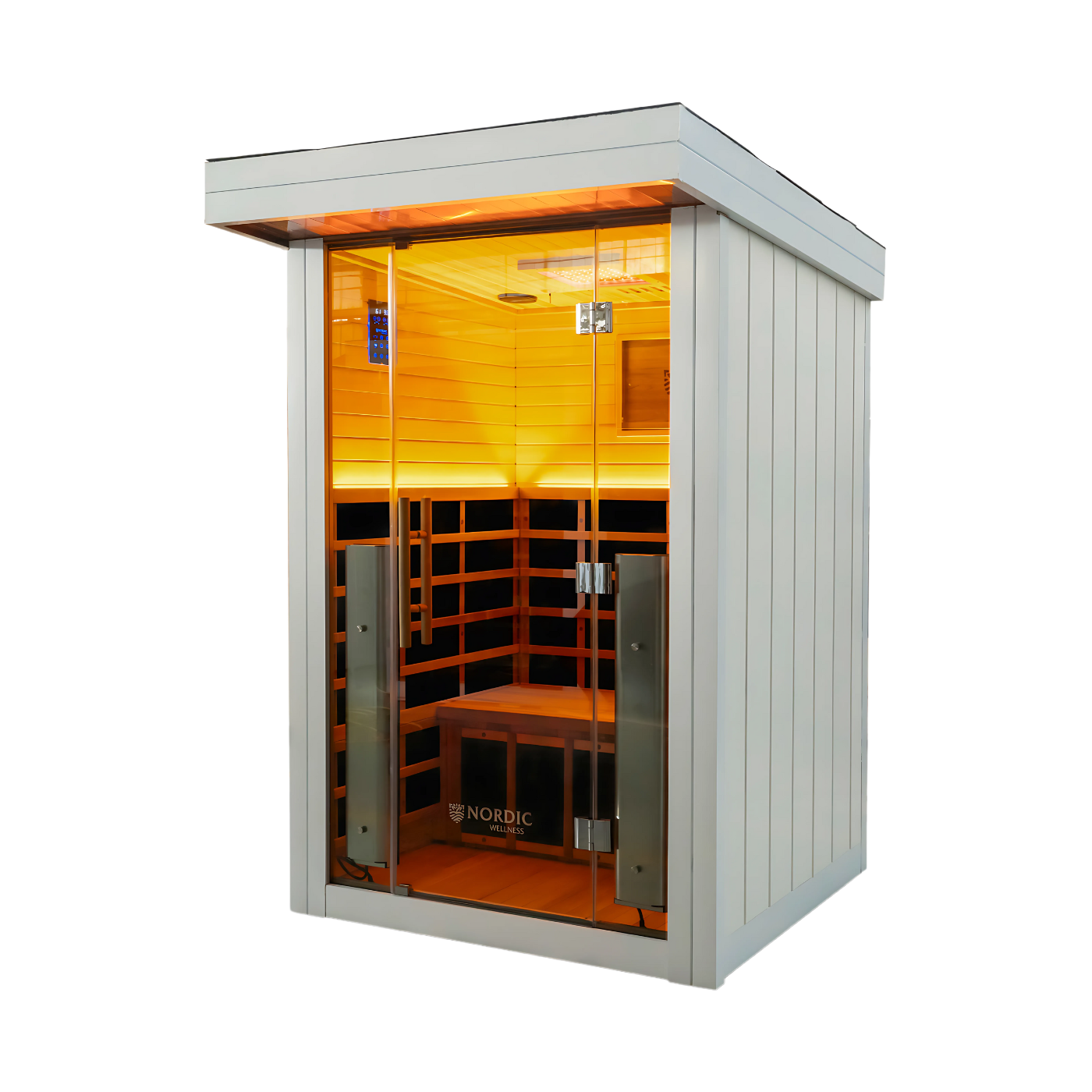 Nordic Oasis Outdoor 2pp Full Spectrum Infrared Sauna