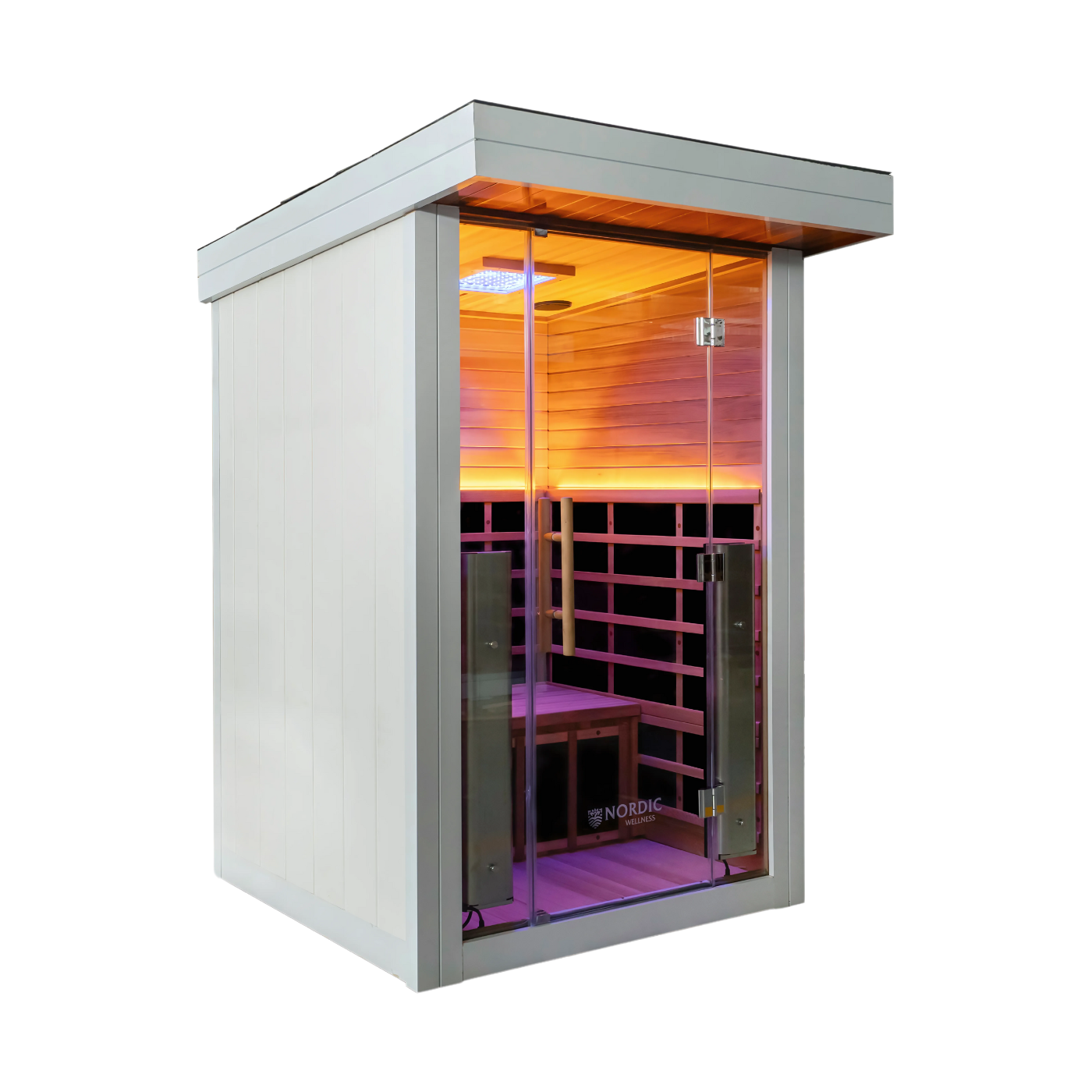 Nordic Oasis Outdoor 2pp Full Spectrum Infrared Sauna