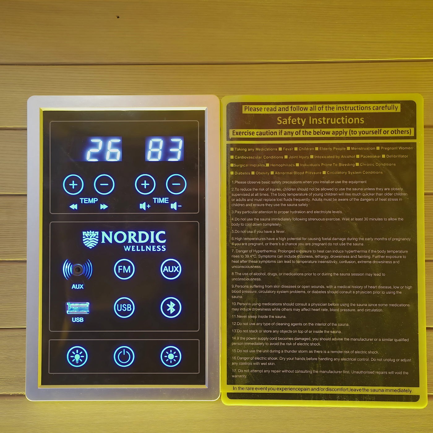 Nordic Oasis Outdoor 3pp Full Spectrum Infrared Sauna