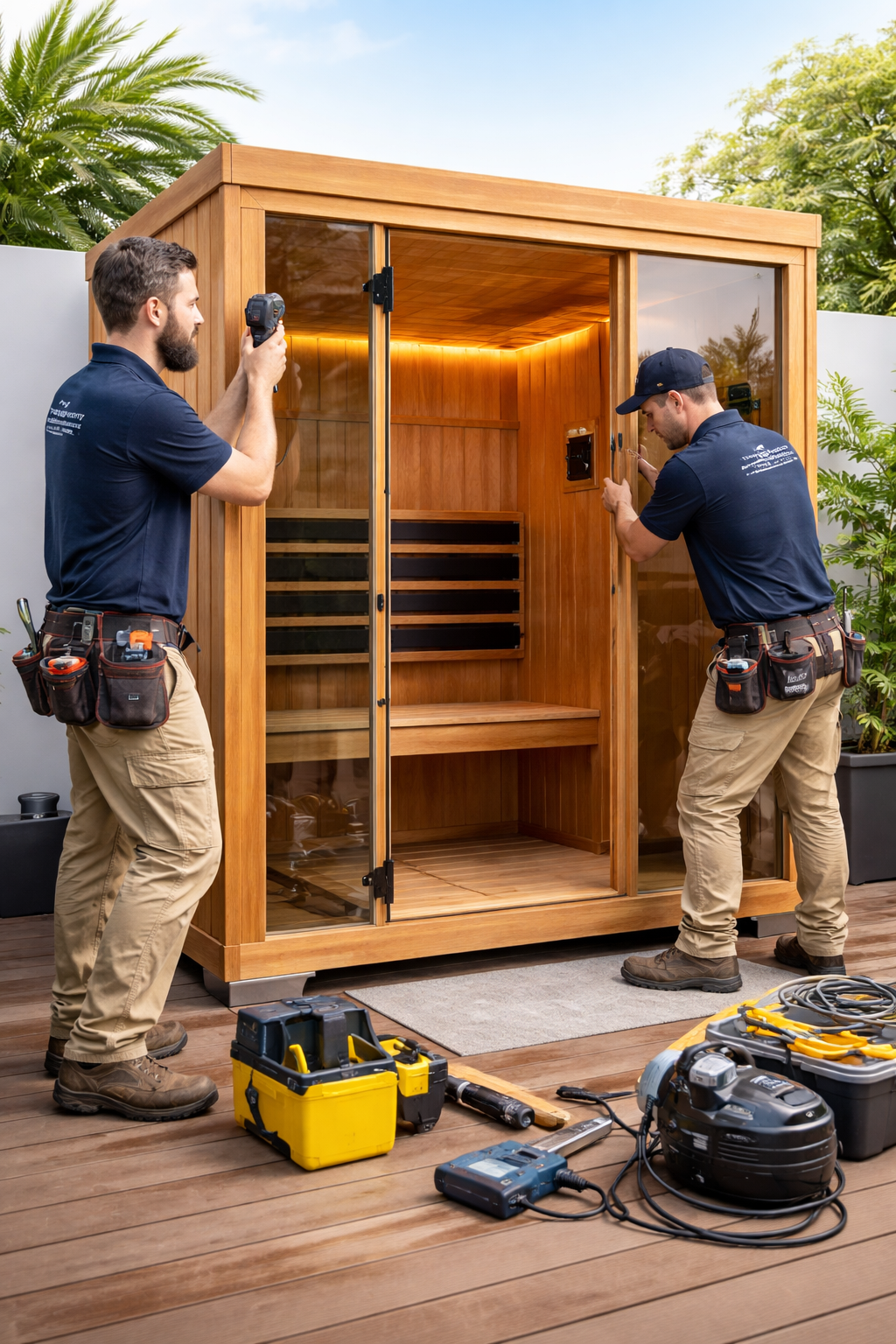 Professional Sauna Install