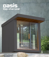 Nordic Oasis Outdoor 2pp Full Spectrum Infrared Sauna