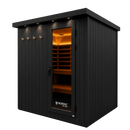 6-8 PP Outdoor Far Infrared Sauna - Black