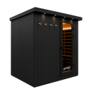 6-8 PP Outdoor Far Infrared Sauna - Black