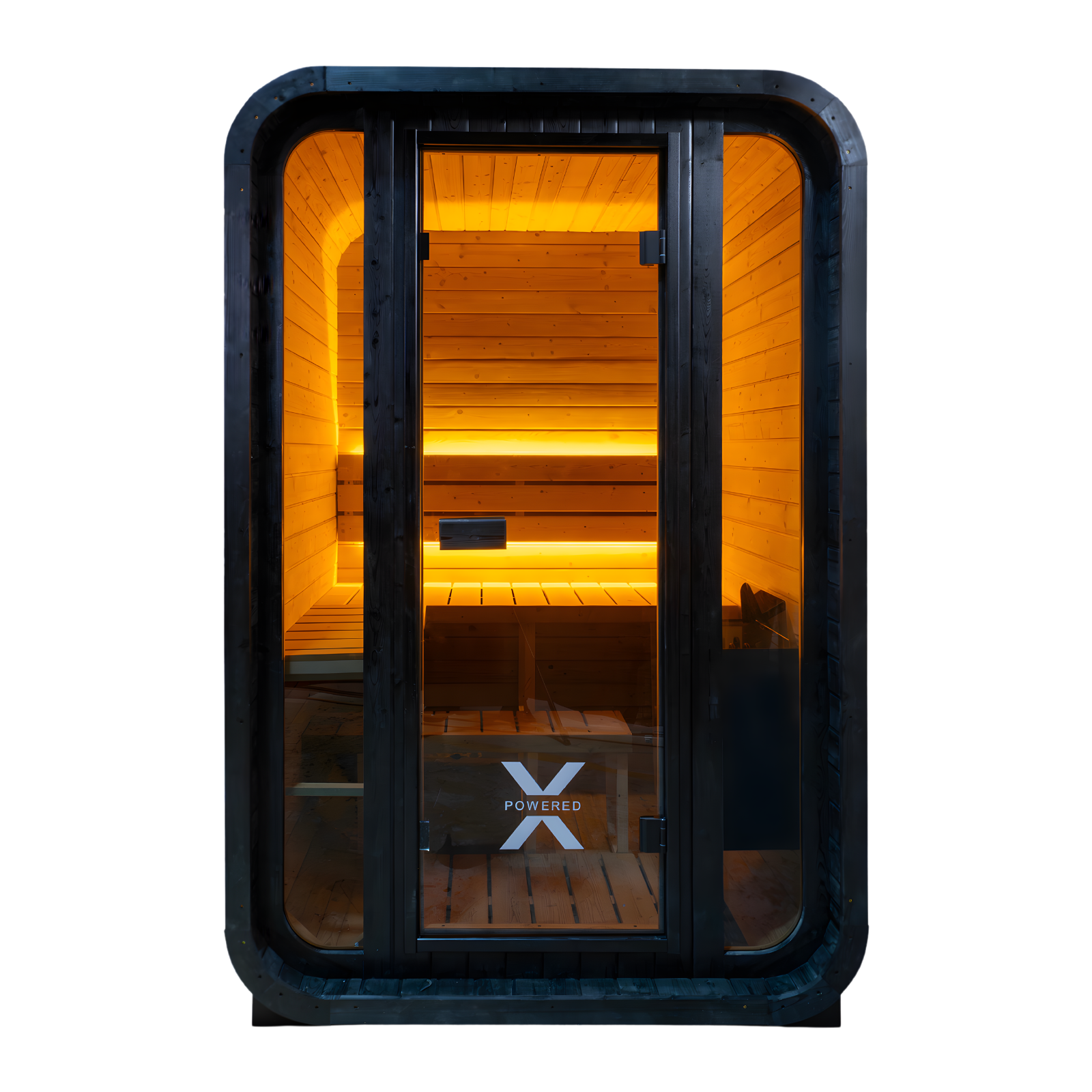 1-2 pp Outdoor Pod Sauna black edition