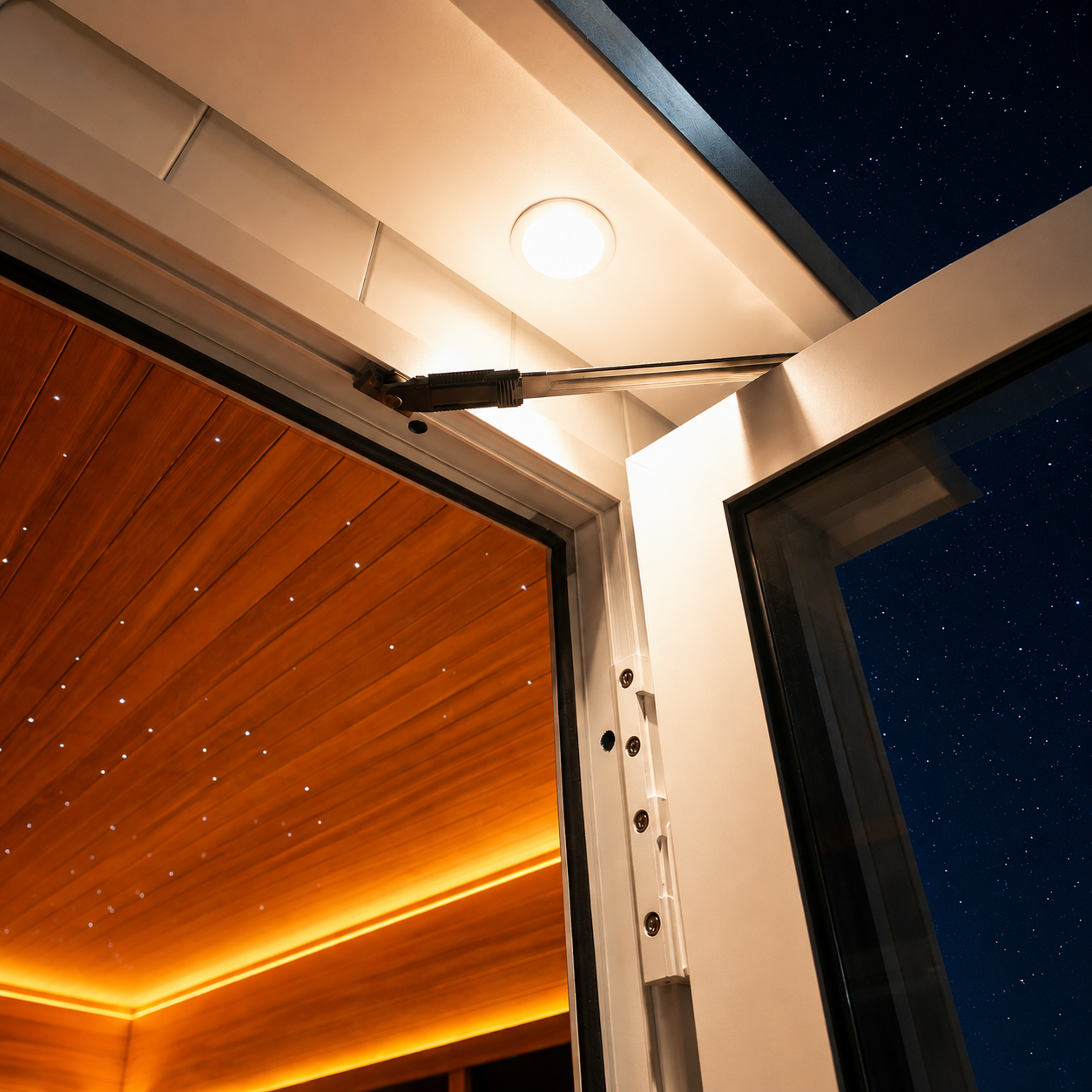 6-8 PP Outdoor Far Infrared Sauna - White